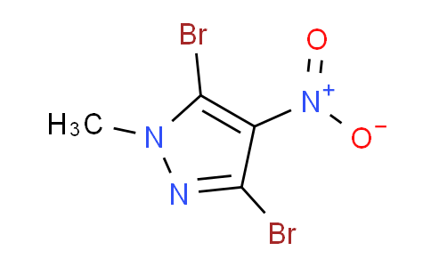 CAS No. 155600-99-0, 3,5-Dibromo-1-methyl-4-nitro-1H-pyrazole