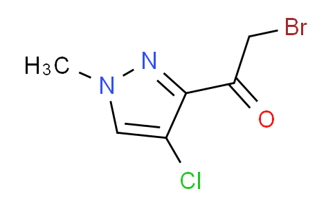 CAS No. 2068151-92-6, 2-Bromo-1-(4-chloro-1-methyl-1H-pyrazol-3-yl)ethanone