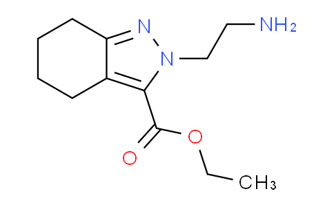 CAS No. 561299-63-6, Ethyl 2-(2-aminoethyl)-4,5,6,7-tetrahydro-2H-indazole-3-carboxylate