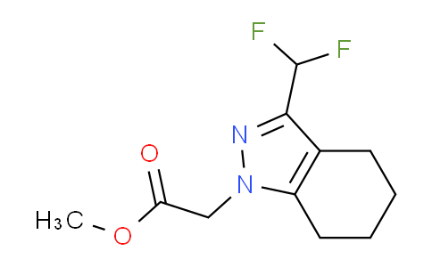 CAS No. 938001-65-1, Methyl 2-(3-(difluoromethyl)-4,5,6,7-tetrahydro-1H-indazol-1-yl)acetate