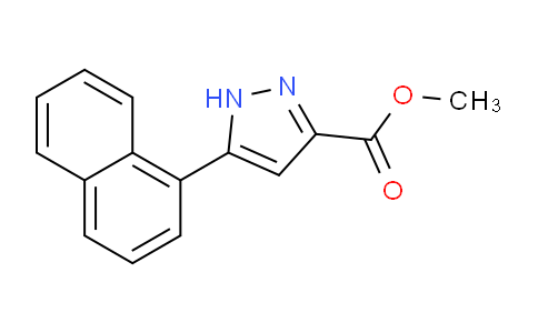 CAS No. 1159596-87-8, Methyl 5-(naphthalen-1-yl)-1H-pyrazole-3-carboxylate