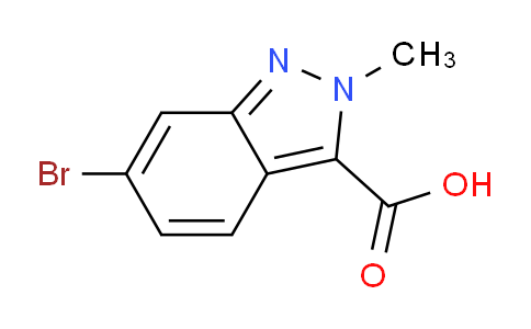 CAS No. 1021859-33-5, 6-Bromo-2-methyl-2H-indazole-3-carboxylic acid