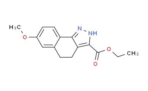 CAS No. 1264039-47-5, Ethyl 7-methoxy-4,5-dihydro-2H-benzo[g]indazole-3-carboxylate