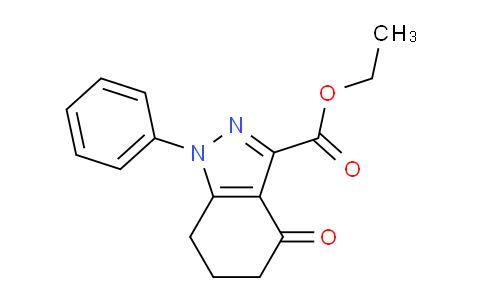 CAS No. 96546-40-6, Ethyl 4-oxo-1-phenyl-4,5,6,7-tetrahydro-1H-indazole-3-carboxylate