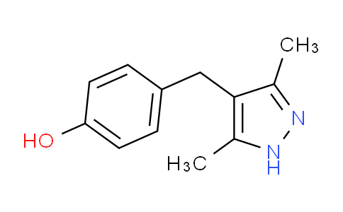 CAS No. 75998-99-1, 4-((3,5-Dimethyl-1H-pyrazol-4-yl)methyl)phenol