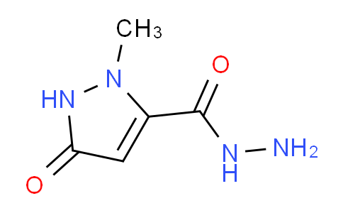 CAS No. 844891-24-3, 2-Methyl-5-oxo-2,5-dihydro-1H-pyrazole-3-carbohydrazide