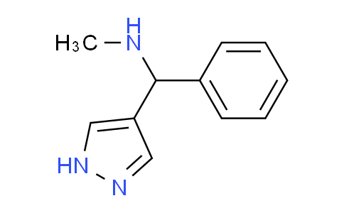 CAS No. 1554262-39-3, N-Methyl-1-phenyl-1-(1H-pyrazol-4-yl)methanamine