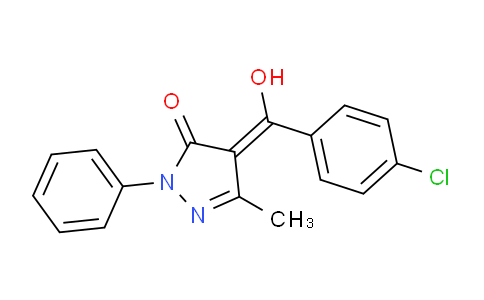 CAS No. 146271-26-3, 4-((4-Chlorophenyl)(hydroxy)methylene)-3-methyl-1-phenyl-1H-pyrazol-5(4H)-one