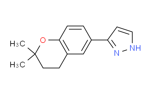 CAS No. 1005922-44-0, 3-(2,2-Dimethylchroman-6-yl)-1H-pyrazole