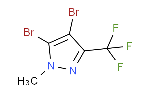 CAS No. 1934681-58-9, 4,5-Dibromo-1-methyl-3-(trifluoromethyl)-1H-pyrazole