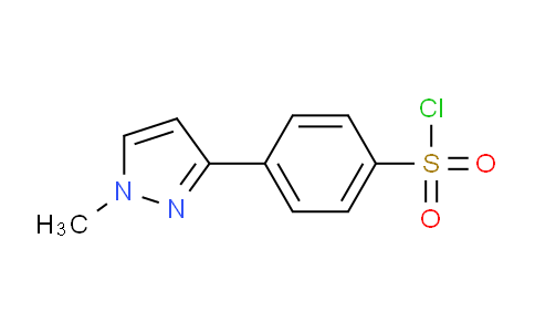 CAS No. 916766-81-9, 4-(1-Methyl-1H-pyrazol-3-yl)-benzenesulfonyl chloride