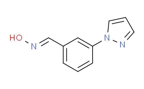 CAS No. 1017782-43-2, 3-(1H-Pyrazol-1-yl)benzaldehyde oxime