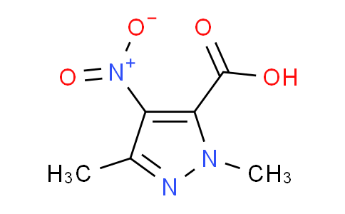 CAS No. 3920-37-4, 1,3-Dimethyl-4-nitro-1H-pyrazole-5-carboxylic acid