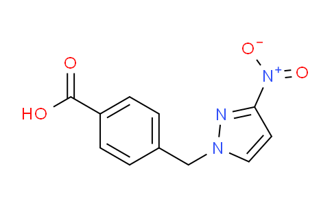 CAS No. 879465-94-8, 4-((3-Nitro-1H-pyrazol-1-yl)methyl)benzoic acid