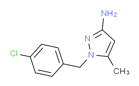 CAS No. 400749-67-9, 1-(4-Chlorobenzyl)-5-methyl-1H-pyrazol-3-amine