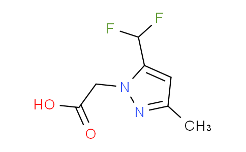CAS No. 512809-86-8, [5-(Difluoromethyl)-3-methyl-1H-pyrazol-1-yl]-acetic acid