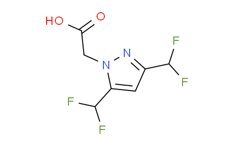 CAS No. 512809-60-8, 2-(3,5-Bis(difluoromethyl)-1H-pyrazol-1-yl)acetic acid