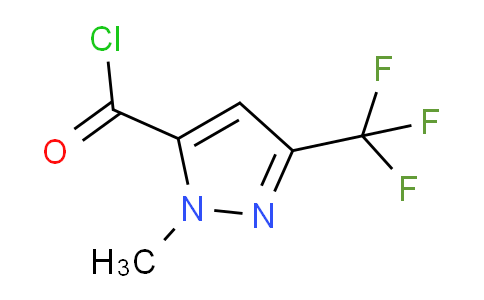 CAS No. 129768-24-7, 1-Methyl-3-(trifluoromethyl)-1H-pyrazole-5-carbonyl chloride
