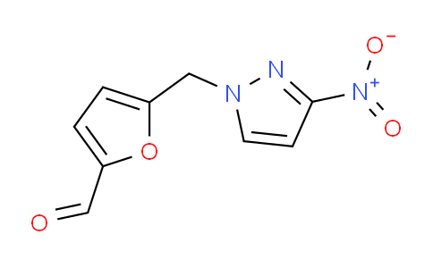 CAS No. 895930-53-7, 5-((3-Nitro-1H-pyrazol-1-yl)methyl)furan-2-carbaldehyde
