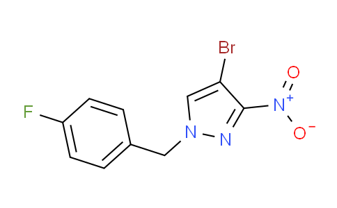 CAS No. 512824-95-2, 4-Bromo-1-(4-fluorobenzyl)-3-nitro-1H-pyrazole