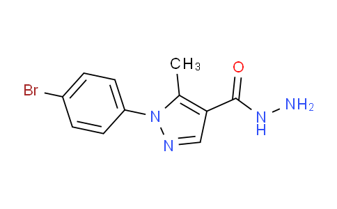 CAS No. 618092-50-5, 1-(4-Bromophenyl)-5-methyl-1H-pyrazole-4-carbohydrazide