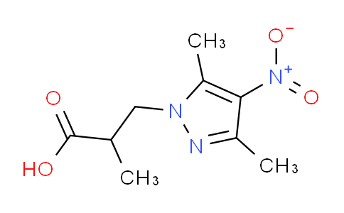 CAS No. 1005640-74-3, 3-(3,5-Dimethyl-4-nitro-1H-pyrazol-1-yl)-2-methylpropanoic acid