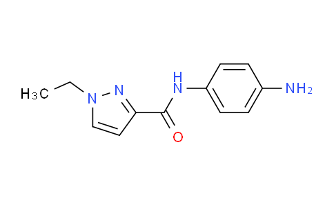 CAS No. 1004194-64-2, N-(4-Aminophenyl)-1-ethyl-1H-pyrazole-3-carboxamide