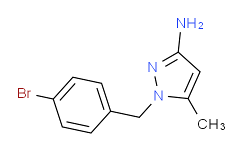CAS No. 956440-83-8, 1-(4-Bromobenzyl)-5-methyl-1H-pyrazol-3-amine
