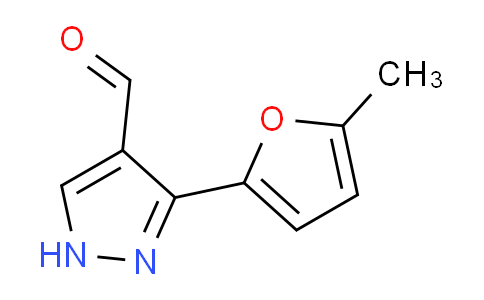 CAS No. 1006464-09-0, 3-(5-Methyl-2-furyl)-1h-pyrazole-4-carbaldehyde
