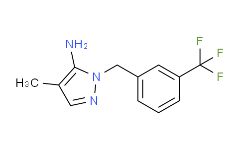 CAS No. 1152526-32-3, 4-Methyl-1-[3-(trifluoromethyl)benzyl]-1H-pyrazol-5-amine