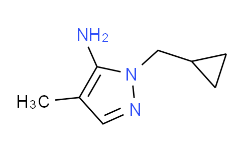 CAS No. 1156280-82-8, 1-(Cyclopropylmethyl)-4-methyl-1H-pyrazol-5-amine