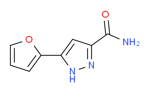 CAS No. 857283-79-5, 5-(2-Furyl)-1H-pyrazole-3-carboxamide