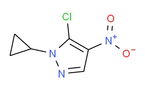 CAS No. 1338718-38-9, 5-Chloro-1-cyclopropyl-4-nitro-1H-pyrazole