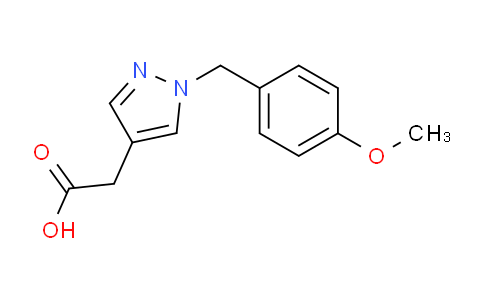 CAS No. 1445951-84-7, 2-(1-(4-Methoxybenzyl)-1H-pyrazol-4-yl)acetic acid