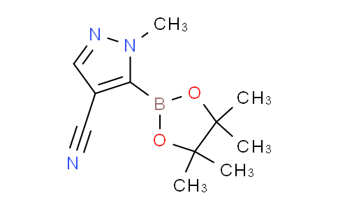 CAS No. 1638360-07-2, 1-methyl-5-(4,4,5,5-tetramethyl-1,3,2-dioxaborolan-2-yl)pyrazole-4-carbonitrile