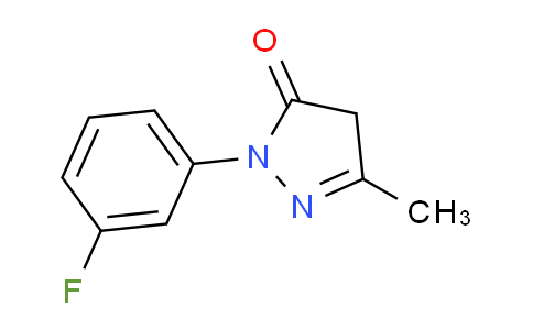 CAS No. 20124-84-9, 2-(3-fluorophenyl)-5-methyl-4H-pyrazol-3-one