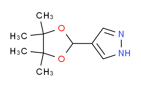 CAS No. 1239322-61-2, 4-(4,4,5,5-tetramethyl-1,3-dioxolan-2-yl)-1H-pyrazole
