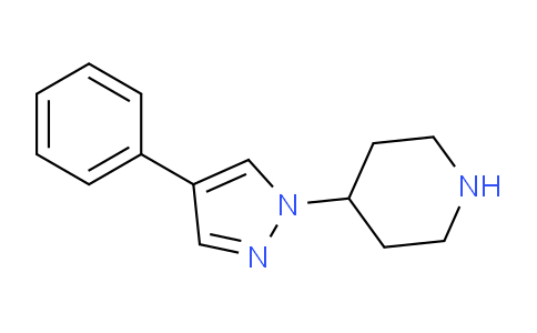 CAS No. 902836-40-2, 4-(4-Phenyl-1H-pyrazol-1-yl)piperidine