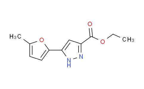 CAS No. 1036000-39-1, Ethyl 5-(5-methylfuran-2-yl)-1H-pyrazole-3-carboxylate