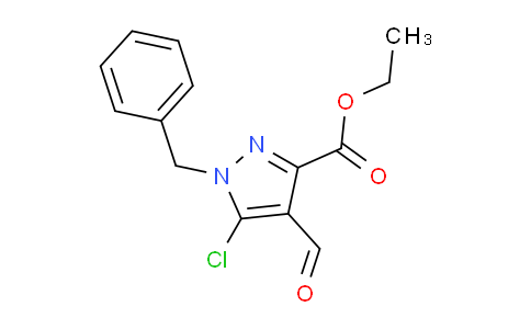 CAS No. 2095516-87-1, Ethyl 1-benzyl-5-chloro-4-formyl-1H-pyrazole-3-carboxylate