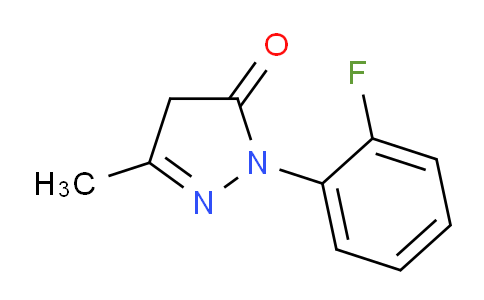CAS No. 866472-46-0, 1-(2-Fluorophenyl)-3-methyl-4,5-dihydro-1H-pyrazol-5-one