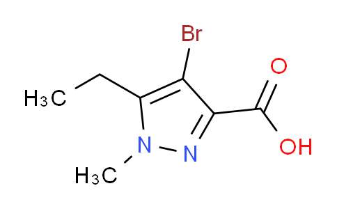 CAS No. 1248387-82-7, 4-Bromo-5-ethyl-1-methyl-1H-pyrazole-3-carboxylic acid