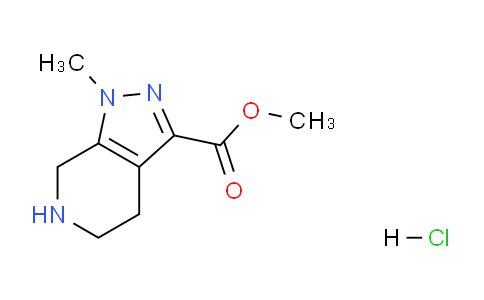 CAS No. 1707584-14-2, Methyl 1-methyl-4,5,6,7-tetrahydro-1H-pyrazolo[3,4-c]pyridine-3-carboxylate hydrochloride