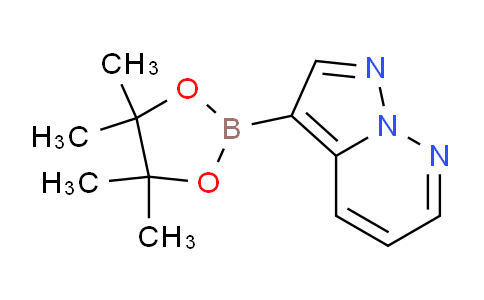 CAS No. 1423078-56-1, 3-(4,4,5,5-Tetramethyl-1,3,2-dioxaborolan-2-yl)pyrazolo[1,5-b]pyridazine