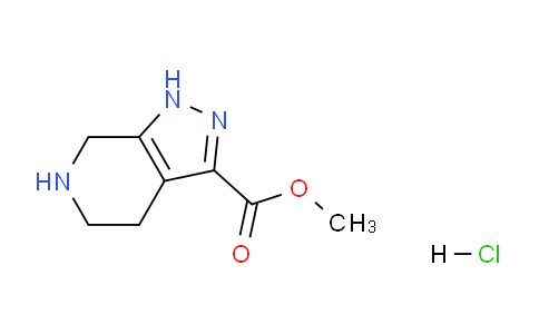CAS No. 1707576-03-1, Methyl 4,5,6,7-tetrahydro-1H-pyrazolo[3,4-c]pyridine-3-carboxylate hydrochloride