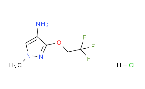CAS No. 1431962-31-0, 1-Methyl-3-(2,2,2-trifluoroethoxy)-1H-pyrazol-4-amine hydrochloride