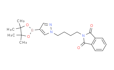 CAS No. 1422126-40-6, 2-(4-(4-(4,4,5,5-Tetramethyl-1,3,2-dioxaborolan-2-yl)-1H-pyrazol-1-yl)butyl)isoindoline-1,3-dione