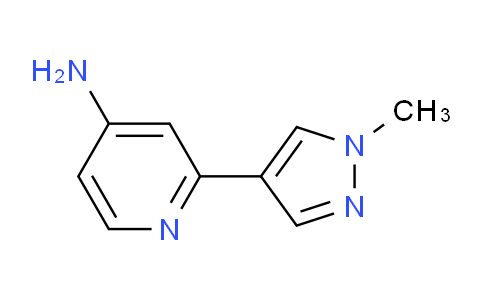 CAS No. 1545239-28-8, 2-(1-Methyl-1H-pyrazol-4-yl)pyridin-4-amine