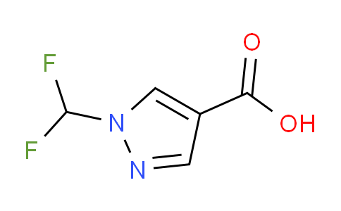 CAS No. 1174305-81-7, 1-(Difluoromethyl)-1H-pyrazole-4-carboxylic acid