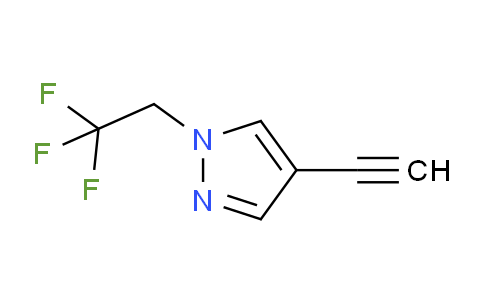 CAS No. 1400287-67-3, 4-Ethynyl-1-(2,2,2-trifluoroethyl)-1H-pyrazole